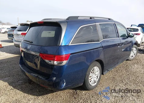 2015 Honda Odyssey Lx z USA, uszkodzony, nr VIN 5FNRL5H26FB124382